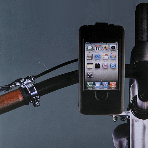 Bicycle Mount Holder Case Cover for iPhone 4/4S Black